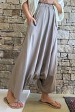 Oscar Asymmetric Hareem Skirt Pant Mocha
